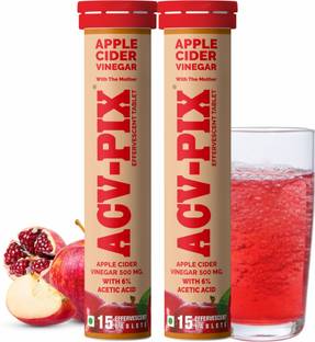 acv-pix PPLE CIDER VINEGAR EFFERVESCENT TABLET WITH MOTHER,VIT B6 & B12 Vinegar