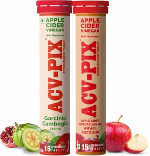 acv-pix 1APPLE CIDER VINEGAR+1GARCINIA CAMBOGIA EFFERVESCENT TABLET ,VIT B6 & B12 Vinegar