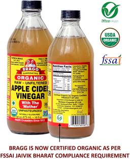 BRAGG Organic Raw-Unfiltered Apple Cider Vinegar With The Mother (IMPORTED FROM USA) Vinegar