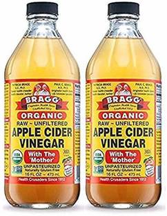 BRAGG Organic Apple Cider Vinegar - 473 ml (Pack of 2) Vinegar