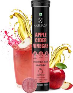 Halesaga Apple Cider Vinegar for Weight Loss Tablet ACV Tablet with Mother Effervescent Vinegar