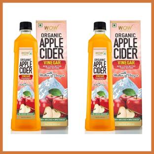 WOW Organic Apple Cider Vinegar - with strand of mother - not from concentrate Vinegar 400ML Vinegar