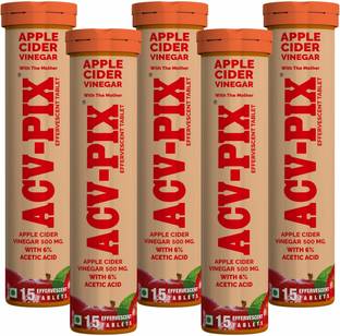 acv-pix PPLE CIDER VINEGAR EFFERVESCENT TABLET WITH MOTHER,VIT B6 & B12 Vinegar