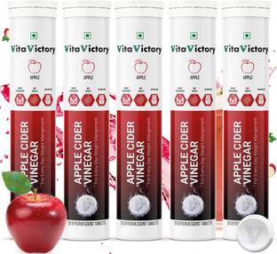 Vita Victory Organic Apple Cider Vinegar For Weight Loss With Mother, 100 ACV Tablets Vinegar