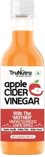 TruNutra Apple Cider Vinegar for Weight Loss Vinegar and Glowing Skin & Health (500 ml) Vinegar