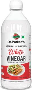 Dr. Patkar's 100% White Vinegar for Salad Cooking | Cleaning Purpose Vinegar Pack of 2 Vinegar