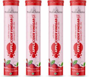 NutraChoice Apple Cider Vinegar with Mother -60 Effervescent Tablets for Weight Loss Vinegar
