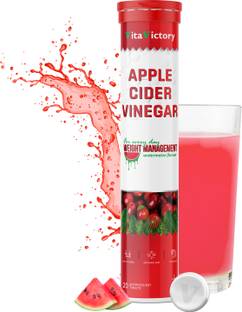 Vita Victory Organic Apple Cider Vinegar with Mother for Weight Loss, Sugar Free ACV Tablets Vinegar