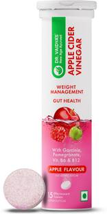 DR. VAIDYA'S Apple Cider Vinegar Effervescent Tablets - With Garcinia, Pomegranate Vinegar