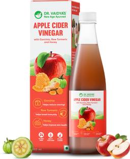 DR. VAIDYA'S Apple Cider Vinegar - With Garcinia, Raw Turmeric & Honey Vinegar