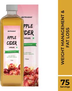 Nutrabay Apple Cider Vinegar 750 ML - With Mother of Vinegar