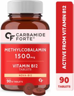 CARBAMIDE FORTE Methylcobalamin Vitamin B12 Tablets Supplement for Men & Women