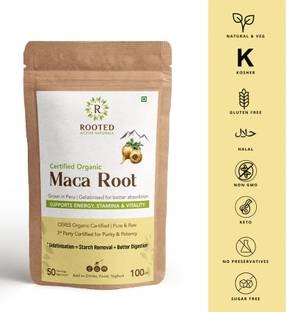 ROOTED Maca Root Powder - All Natural & NON GMO Maca Root Powder Imported From Peru