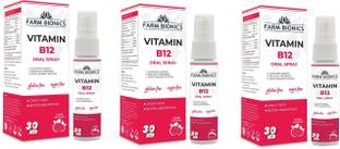 FARM BIONICS Vitamin B12 Guava Oral Spray 30 ML| Immunity Booster Spray for Men & Women
