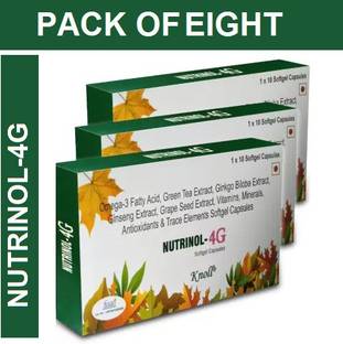 Knoll NUTRINOL-4G CAPSULES FOR HEALTHY HEART AND BODY WITH ANTIOXIDANTS (8*10CAPSULES)