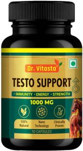 Dr.Vitasta Testosterone Support with Ashwagandha Safed Musli for Men