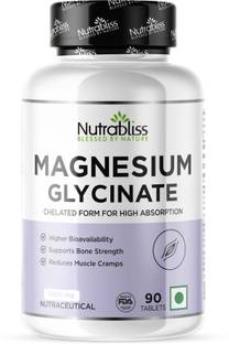 Nutrabliss Magnesium Glycinate 1000mg Chelated Magnesium Supplement Daily Magnesium Intake