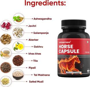 CaptainFitness Horse Forse Capsule for helps to improve stamina, strength