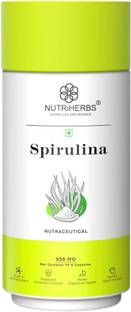 Nutriherbs Spirulina Capsule | Green Super Food for Weight Management & Immunity Booster