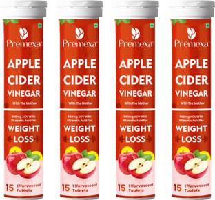 PREMEXA Weight Loss Apple Cider Vinegar with mother Effervescent Tablets| Vit. B6 & B12