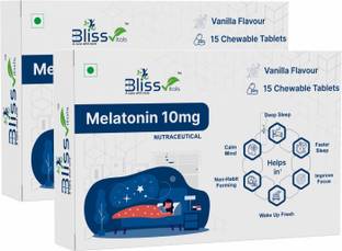 Bliss Vitals MELATONIN 10 MG TABLET – PREMIUM SLEEP AID FOR NATURAL AND PEACEFUL SLEEP
