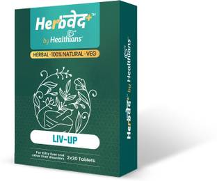 Herbved by Healthians Liv-Up Liver Disorder Tablets for Fatty Liver|Liver Support Supplement