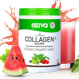 OZiva Vegan Collagen (Watermelon) with Biotin & Vit C for Brighter & Youthful Skin
