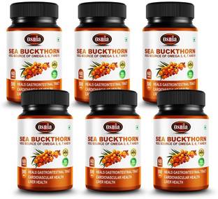 OSNIA Sea Buckthorn 500Mg Source of Vitamin C, Omega, Supports Digestions & Liver
