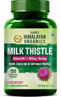 Vlado's Himalayan Organics Milk Thistle Extract Silymarin 800mg