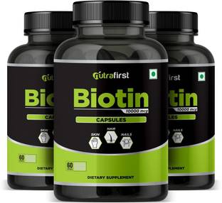 NutraFirst Biotin Capsules For Hair Growth & Glowing Skin