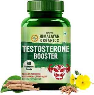 Vlado's Himalayan Organics Testosterone Booster, Supports Muscle & Energy ( Pack of 1)