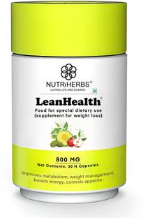 Nutriherbs LeanHealth Weight Management Capsule with L-Carnitine & Garcinia Cambogia (HCA)