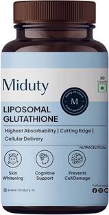Miduty Liposomal Glutathione 650mg Skin Whitening - Anti-aging-Lipoglow-High Absorption