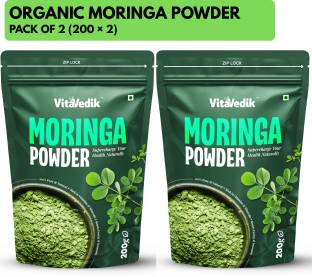 VitaVedik Organic Moringa Leaf Powder for Weight Loss 100% Natural For Hair|Skin|Superfood