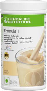 HERBALIFE Formula 1 Shake Mix - Vanilla Flavor Plant-Based Protein (500 g, Vanilla) Plant-Based Protein