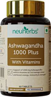 Neuherbs Ashwagandha 1000 Plus – Pure Herbs Extract for General wellness