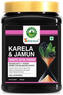 Srishma Karela Jamun Powder with 11 Potent Herbs - Helps Regulate Sugar Management