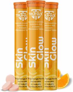 TRUMAX Skin Glow 500gm Japanese Glutathione & Vit. C for Glowing Skin Effervescent