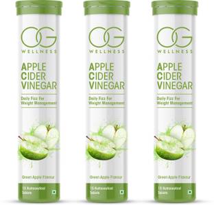 OG WELLNESS Apple Cider Vinegar Effervescent Tablets - Balances Weight & Immune System