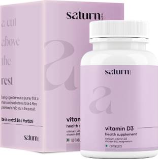 saturn by ghc Vitamin D3 Capsules for Weight Management and Strength