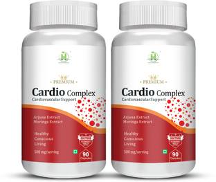 Healthy Nutrition Cardio Complex 90 caps with Coenzyme Q10 Support Heart Health Pack of 2
