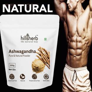 hillsherb Ashwagandha powder for height increase Body growth powder gym body builder