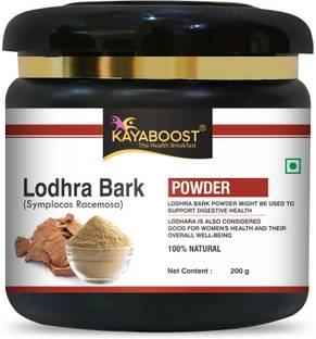 KAYABOOST Lodhra Bark Powder Organic, Lodh Pathani, Lodra Chhal Churna, Lodhara