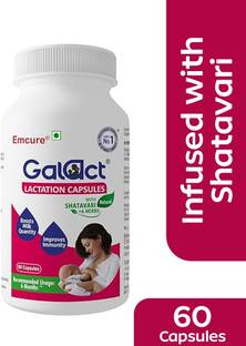 Galact Lactation Capsules - with Shatavari and 6 natural herbs to increase breast milk