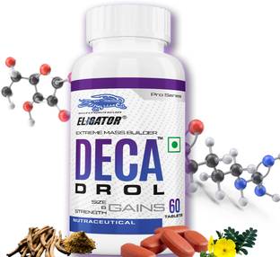 Eligator Deca Drol Extreme Mass Builder Supplement Muscle Gain Pre/Post workout Stamina