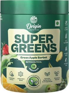Origin Nutrition SuperGreens 100% Natural with 23 superfoods for Daily Health