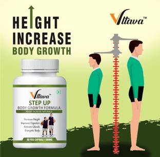 VLTAVA Step Up Body Growth Formula Height Improvement Herbal Capsules 100% Ayurvedic