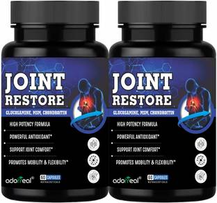Adorreal Joint Restore Glucosamine Chondroitin & MSM, curcumin, Boswellia,Rosehip Extract