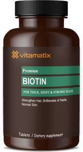Vitamatix Biotin Maximum Strength for Hair Skin & Nails Tablets (G93)