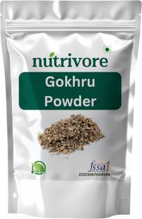 Nutrivore Gokhru Powder Gokshura for Kidney Stones, Brain, Heart, Immunity Booster